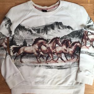 Horse Sweater Unisex for Kids Size 10/12